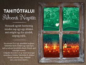 Tájékoztató az „Advent Tahitótfalun” rendezvénysorozat programjairól